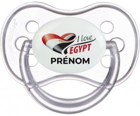 I love Egypt avec prénom Sucete Anatomique Transparente classique