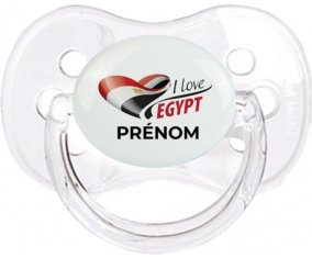 I love Egypt avec prénom Sucete Cerise Transparent classique