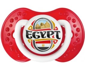 Flag Egypt design Tétine LOVI Dynamic Blanc-rouge classique