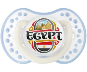 Flag Egypt design Tétine LOVI Dynamic Blanc-cyan classique