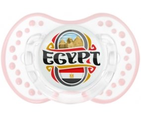 Flag Egypt design Tétine LOVI Dynamic Retro-blanc-rose-tendre classique