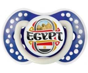 Flag Egypt design Tétine LOVI Dynamic Bleu-marine phosphorescente