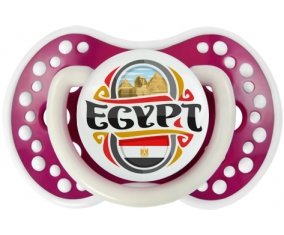 Flag Egypt design Tétine LOVI Dynamic Fuchsia phosphorescente