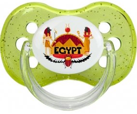 Égypte ancienne Tétine Cerise Vert à paillette
