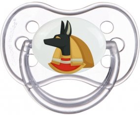 Anubis dieu égyptien enfers tête de chien Égypte Sucette Anatomique Transparente classique