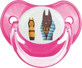 Chat égyptien déesse bastet chat noir Tétine Physiologique Rose classique