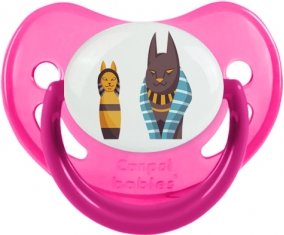 Chat égyptien déesse bastet chat noir Tétine Physiologique Rose phosphorescente