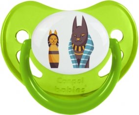 Chat égyptien déesse bastet chat noir Tétine Physiologique Vert phosphorescente