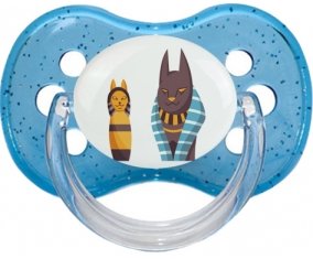 Chat égyptien déesse bastet chat noir Sucete Cerise Bleu à paillette