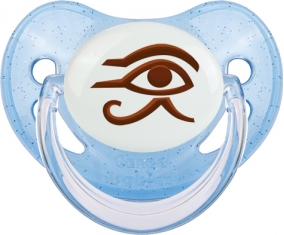 Horus oeil égyptien symbole egypte ancienne Sucete Physiologique Bleue à paillette