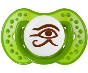 Horus oeil égyptien symbole egypte ancienne Tétine LOVI Dynamic Vert classique