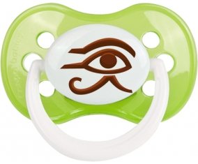 Horus oeil égyptien symbole egypte ancienne Sucette Anatomique Vert classique