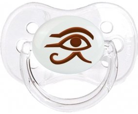 Horus oeil égyptien symbole egypte ancienne Sucette Cerise Transparent classique