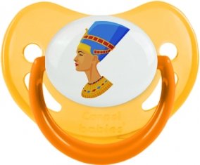 Néfertiti Sucette Physiologique Jaune phosphorescente