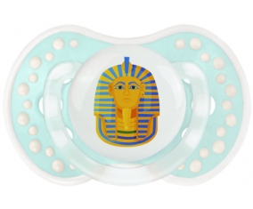 Symbole de masque doré pharaon de Toutânkhamon Sucete LOVI Dynamic Retro-turquoise-lagon classique