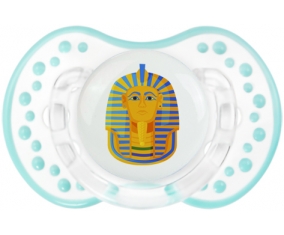 Symbole de masque doré pharaon de Toutânkhamon Sucete LOVI Dynamic Retro-blanc-lagon classique