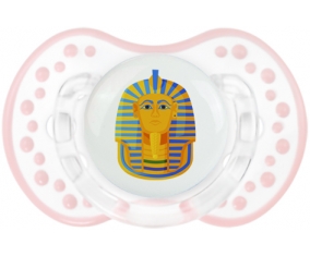 Symbole de masque doré pharaon de Toutânkhamon Sucete LOVI Dynamic Retro-blanc-rose-tendre classique