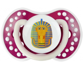 Symbole de masque doré pharaon de Toutânkhamon Sucete LOVI Dynamic Fuchsia phosphorescente