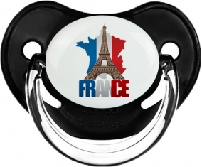 Carte France + Tour Eiffel Sucete Physiologique Noir classique