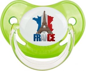 Carte France + Tour Eiffel Sucete Physiologique Vert classique