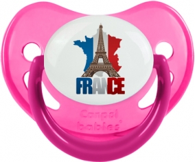 Carte France + Tour Eiffel Sucete Physiologique Rose phosphorescente