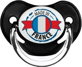 Made in France design 1 Sucette Physiologique Noir classique