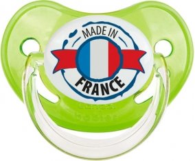 Made in France design 1 Sucette Physiologique Vert classique