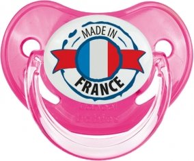 Made in France design 1 Sucette Physiologique Rose classique