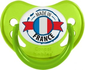 Made in France design 1 Sucette Physiologique Vert phosphorescente