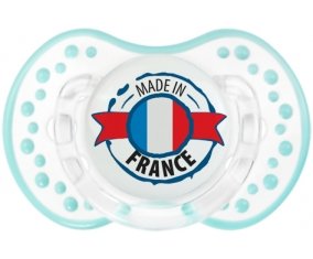 Made in France design 1 Sucette LOVI Dynamic Retro-blanc-lagon classique