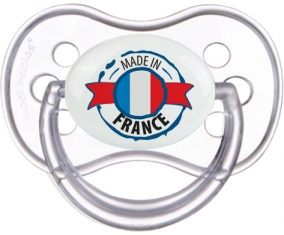 Made in France design 1 Tétine Anatomique Transparente classique