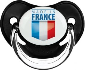 Made in France design 2 Sucette Physiologique Noir classique