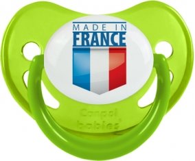 Made in France design 2 Sucette Physiologique Vert phosphorescente
