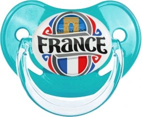 Flag France design 1 : Sucette Physiologique personnalisée