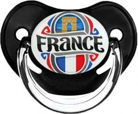 Flag France design 1 Sucete Physiologique Noir classique