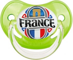 Flag France design 1 Sucete Physiologique Vert classique