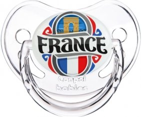 Flag France design 1 Sucete Physiologique Transparent classique