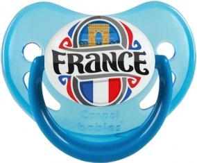 Flag France design 1 Sucete Physiologique Bleue phosphorescente