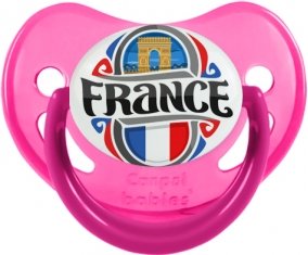 Flag France design 1 Sucete Physiologique Rose phosphorescente