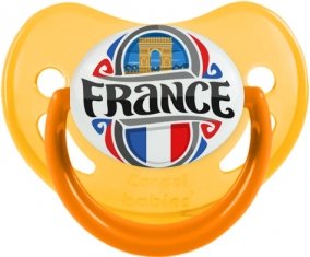 Flag France design 1 Sucete Physiologique Jaune phosphorescente