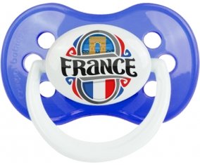 Flag France design 1 : Sucette Anatomique personnalisée