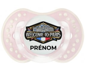 Welcome to Paris avec prénom Sucette LOVI Dynamic Retro-rose-tendre classique