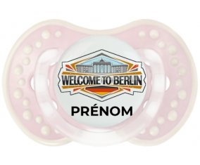 Welcome to Berlin avec prénom Sucete LOVI Dynamic Retro-rose-tendre classique