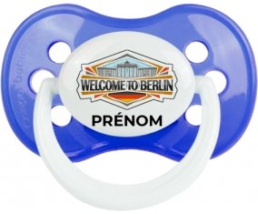Welcome to Berlin avec prénom Sucete Anatomique Bleu classique