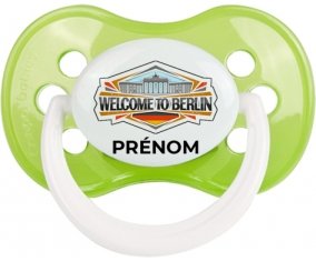 Welcome to Berlin avec prénom Sucete Anatomique Vert classique