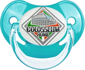 Collosseum Rome Tétine Physiologique Bleue classique