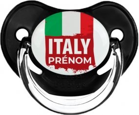 Drapeau Italie avec prénom Sucete Physiologique Noir classique