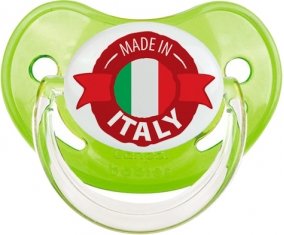 Made in Italie design 1 Sucette Physiologique Vert classique