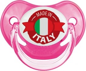 Made in Italie design 1 Sucette Physiologique Rose classique