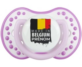 Made in Belgium design 1 Sucete LOVI Dynamic Blanc-mauve classique